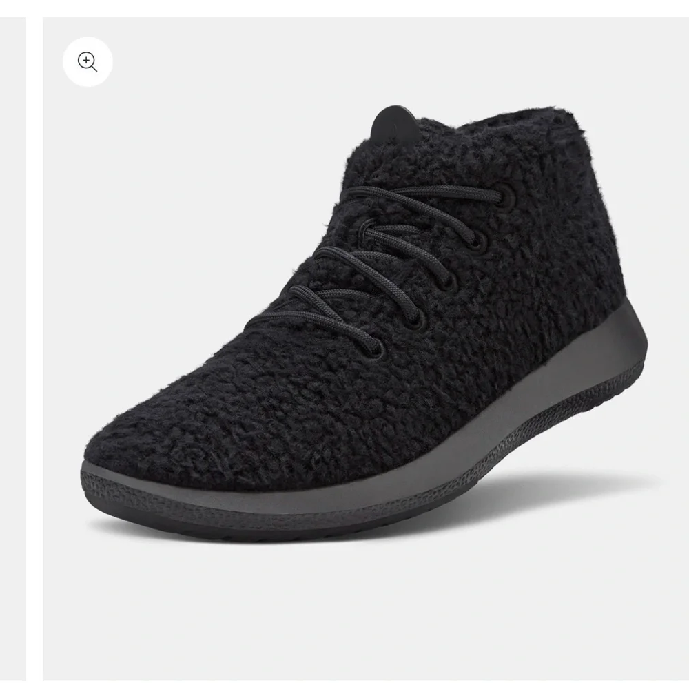 Allbirds Wool Runner-Up Fluff Natural Black Men’s 11 Like New
